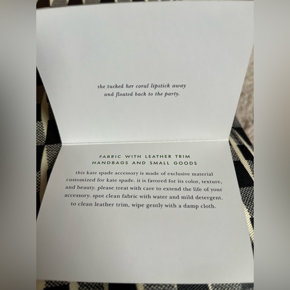 Kate Spade New York Signature Spade Black Cream Handbag ♠️❤️ - Picture 13 of 13